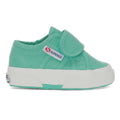 Green Water-Avorio - Side - Superga Baby 2750 Bstrap Trainers