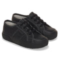 Total Black Hematite - Front - Superga Childrens-Kids 2750 Lamew Lace Up Trainers