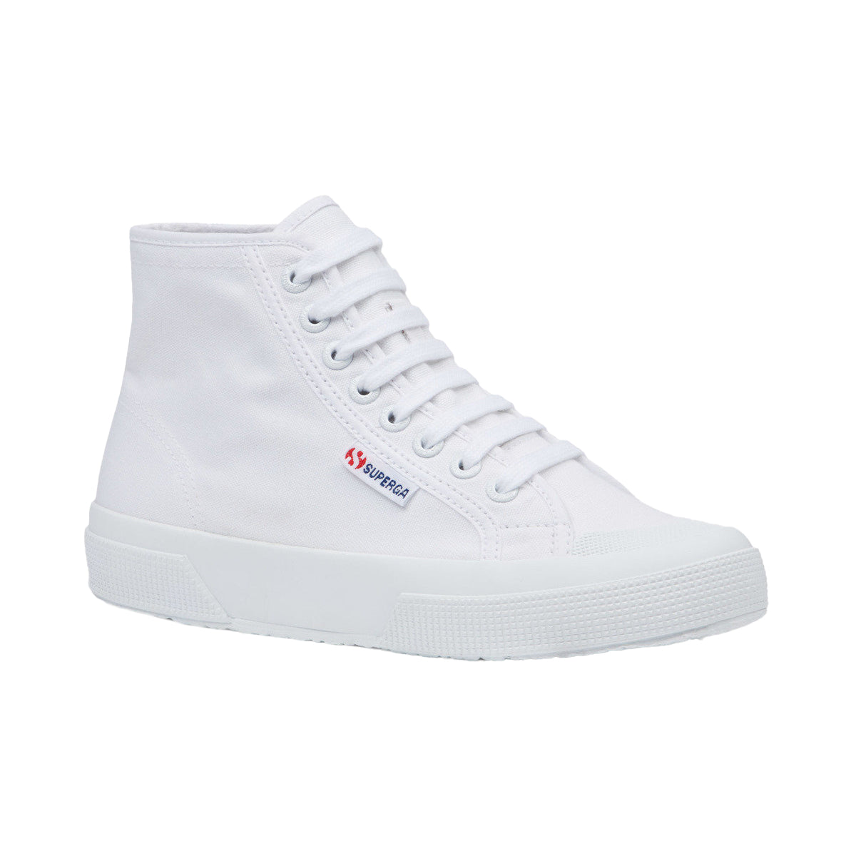 White - Front - Superga Womens-Ladies 2295 Cotu High Tops