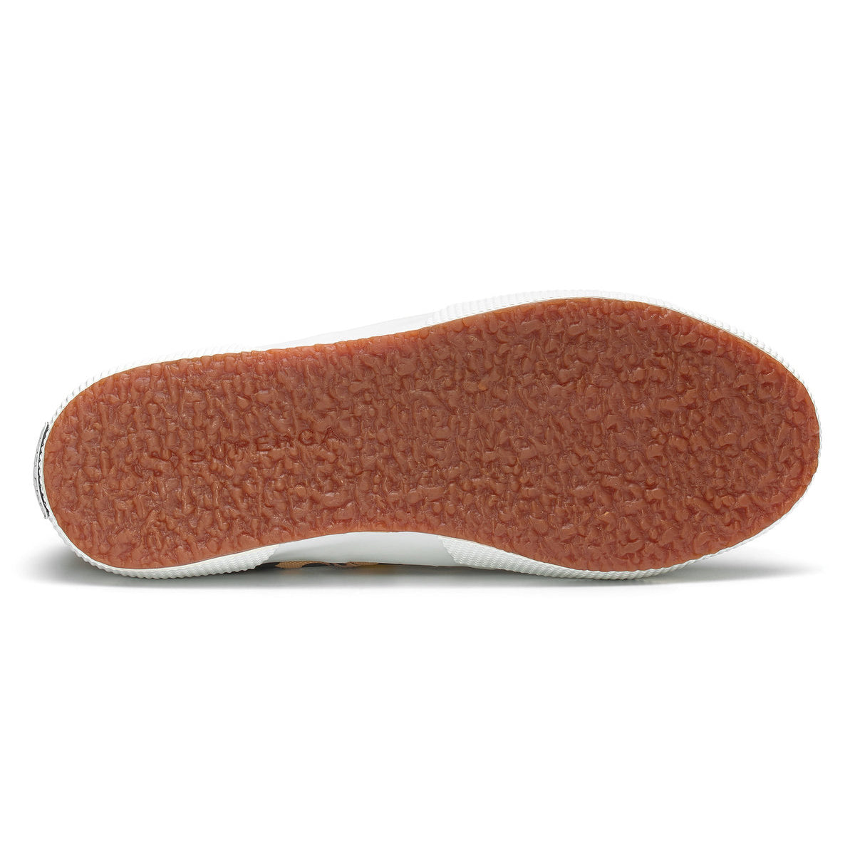 Tan-Black - Pack Shot - Superga Womens-Ladies 2750 Big Classic Leopard Print Trainers