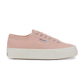 Pink Blush-Avorio - Side - Superga Womens-Ladies 2740 Lace Up Platforms