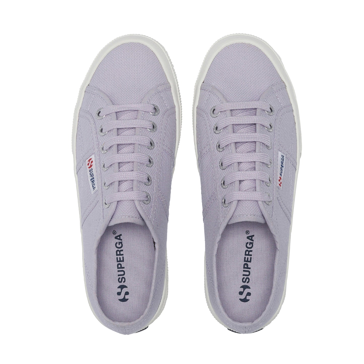 Light Violet-Avorio - Lifestyle - Superga Womens-Ladies 2740 Lace Up Platforms