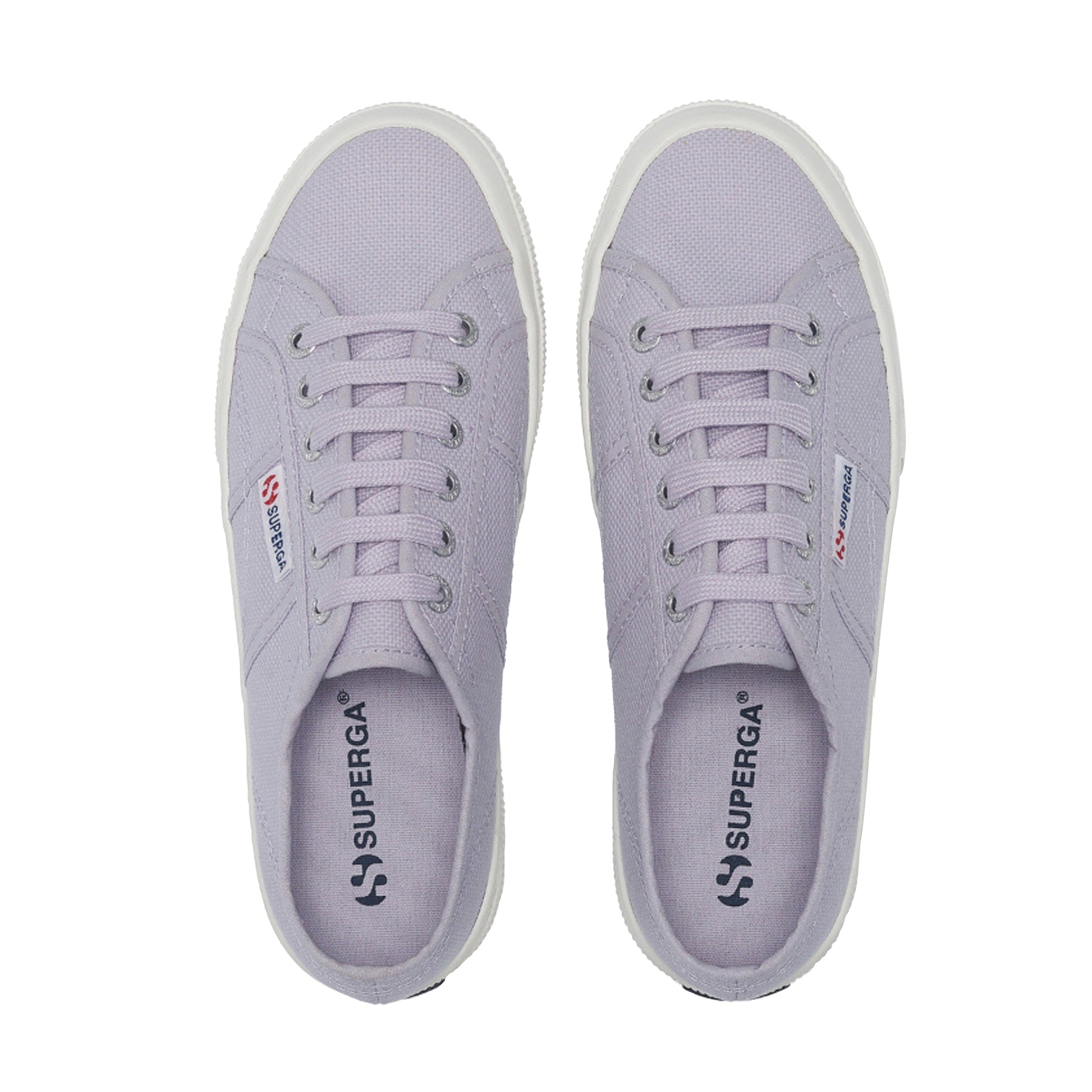 Light Violet-Avorio - Lifestyle - Superga Womens-Ladies 2740 Lace Up Platforms
