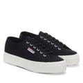 Black - Front - Superga Womens-Ladies 2740 Lace Up Platforms
