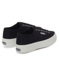 Black - Back - Superga Womens-Ladies 2740 Lace Up Platforms