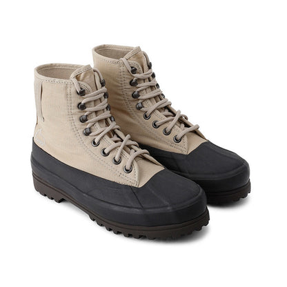 Fossil Grey-Bristol Black - Front - Superga Unisex Adult 2481 Alpina Ripstop High Tops