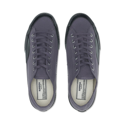 Storm Grey-Black - Side - Superga Mens 2431 Vietnam Canvas Trainers