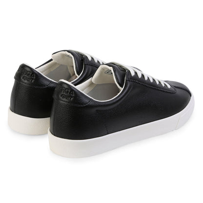 Black-White Avorio - Back - Superga Unisex Adult 2843 Club S Vegan Leather Trainers