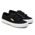 Black-White - Front - Superga Unisex Adult 2750 Cotstrap Trainers