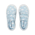 Light Blue-White - Side - Superga Childrens-Kids 2750 Clouds Trainers