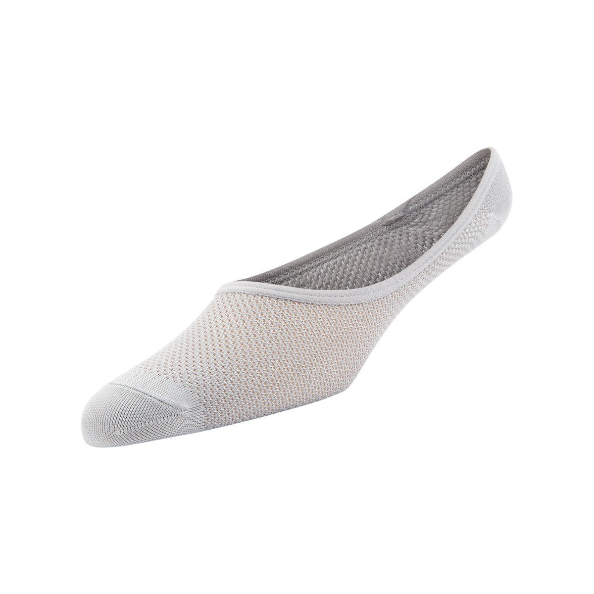 White-Grey-Black - Side - Superga Womens-Ladies No Show Socks (Pack of 3)