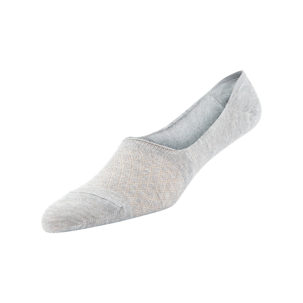 Pink-Grey-White - Side - Superga Womens-Ladies No Show Socks (Pack of 3)