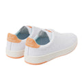 White-Melon Orange-Azure Ice - Side - Superga Unisex Adult 4833 Lendl Leather Trainers