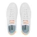 White-Melon Orange-Azure Ice - Lifestyle - Superga Unisex Adult 4833 Lendl Leather Trainers