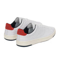 White-Navy-Red - Side - Superga Unisex Adult 4833 Lendl Leather Trainers