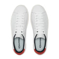 White-Navy-Red - Lifestyle - Superga Unisex Adult 4833 Lendl Leather Trainers