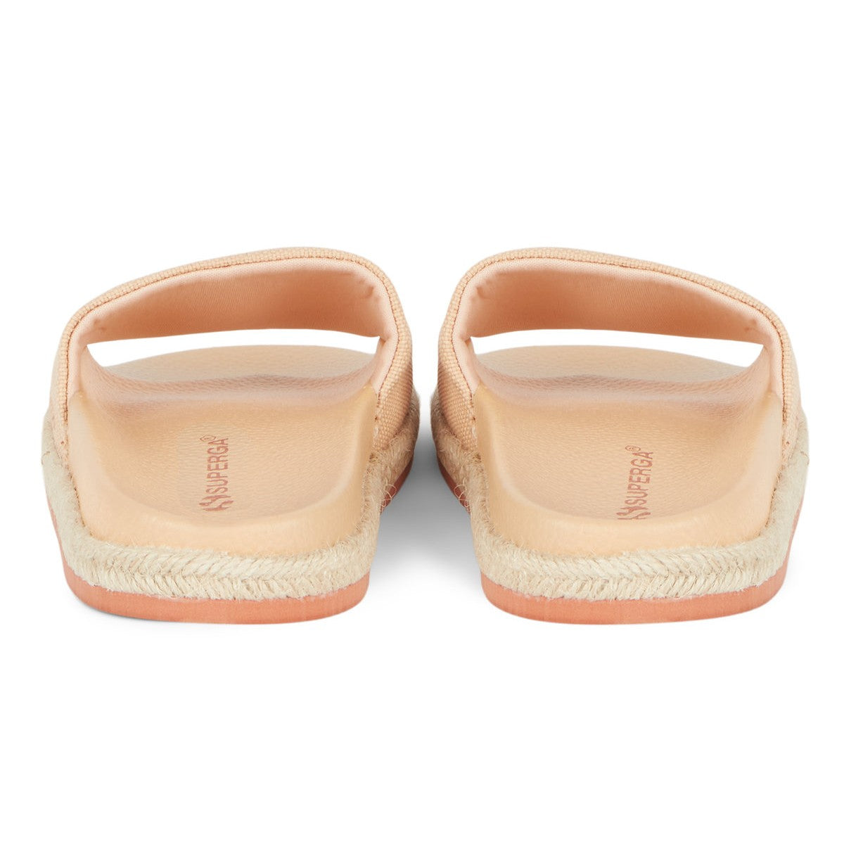 Mangosteen - Back - Superga Womens-Ladies 1980 Rope Organic Canvas Sliders