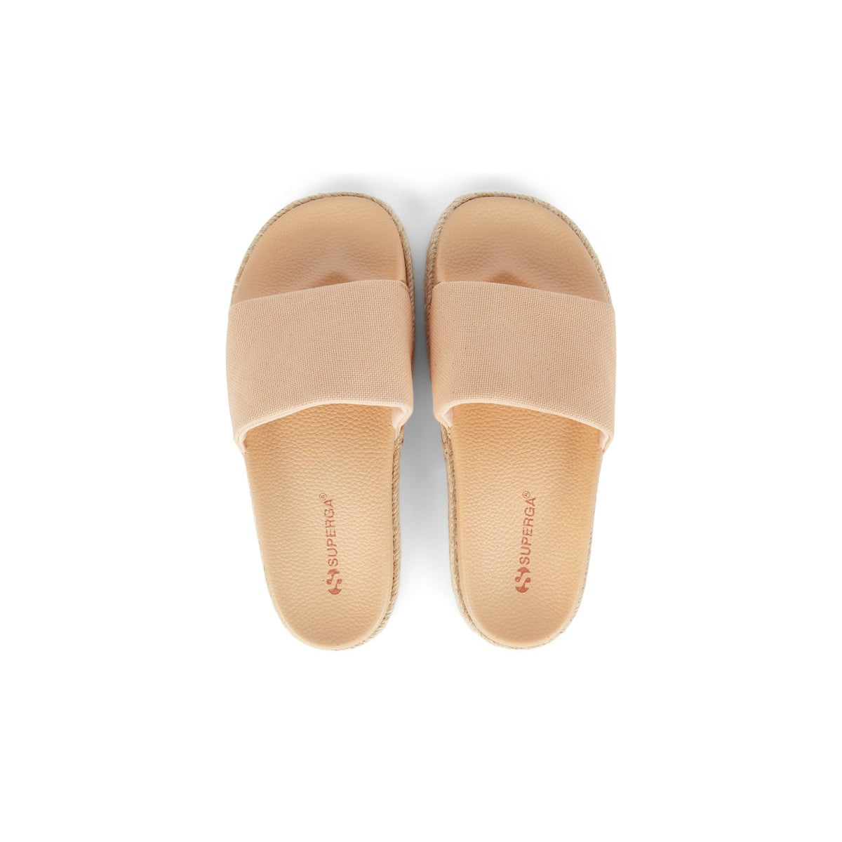 Mangosteen - Side - Superga Womens-Ladies 1980 Rope Organic Canvas Sliders