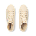 Beige Light Eggshell-Avorio - Lifestyle - Superga Womens-Ladies 2708 Lace Up High Tops