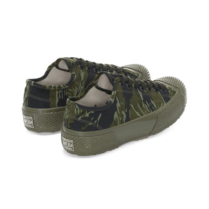 Green-Black - Back - Superga Unisex Adult 2434 Tiger Camo Trainers