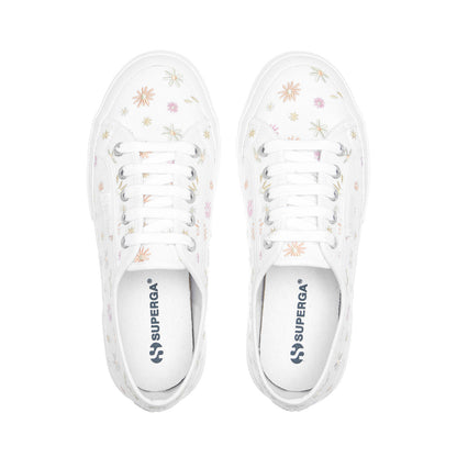 White-Multicoloured - Lifestyle - Superga Womens-Ladies 2750 Trainers