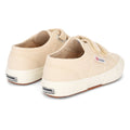 Beige Raw-Avorio - Back - Superga Childrens-Kids 2750 Jstrap Trainers