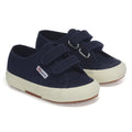Navy - Front - Superga Childrens-Kids 2750 Jstrap Trainers