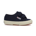 Navy - Side - Superga Childrens-Kids 2750 Jstrap Trainers