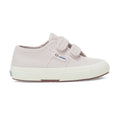 Pink Ish-Avorio - Side - Superga Childrens-Kids 2750 Jstrap Trainers