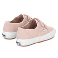 Pink Skin-Avorio - Back - Superga Childrens-Kids 2750 Jstrap Trainers