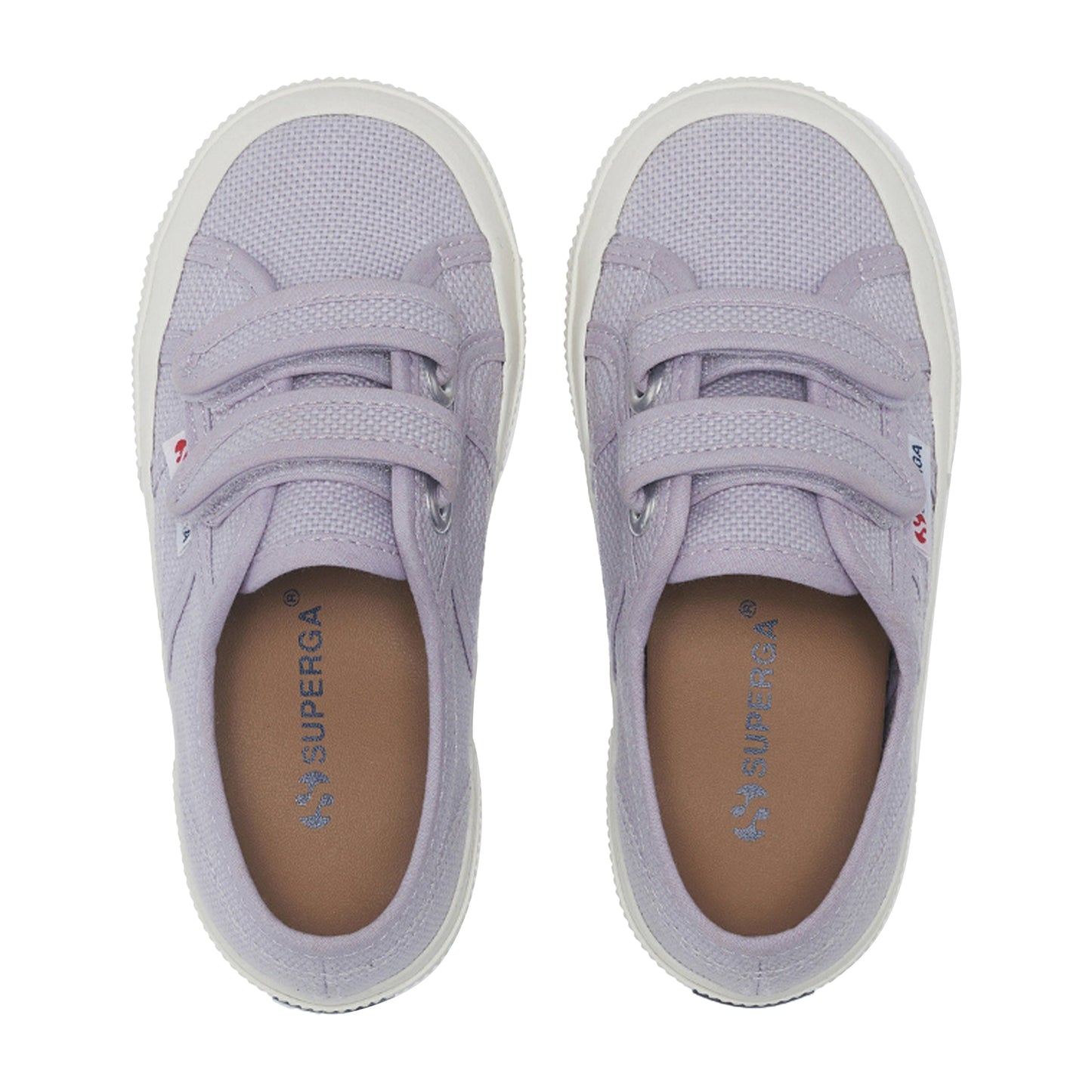 Violet Lilla-Avorio - Lifestyle - Superga Childrens-Kids 2750 Jstrap Trainers