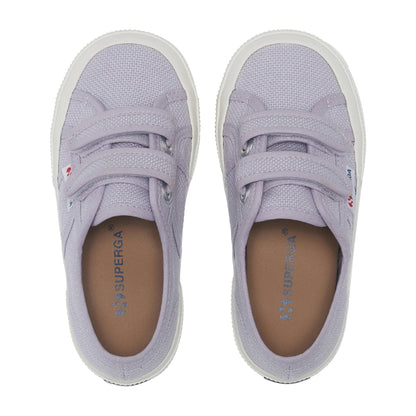 Violet Lilla-Avorio - Lifestyle - Superga Childrens-Kids 2750 Jstrap Trainers