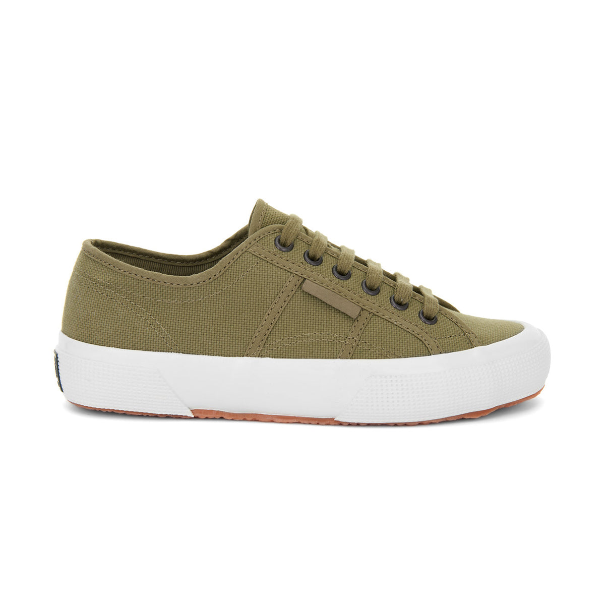 Green Tortora-White Avorio - Side - Superga Unisex Adult 2706 Og Trainers