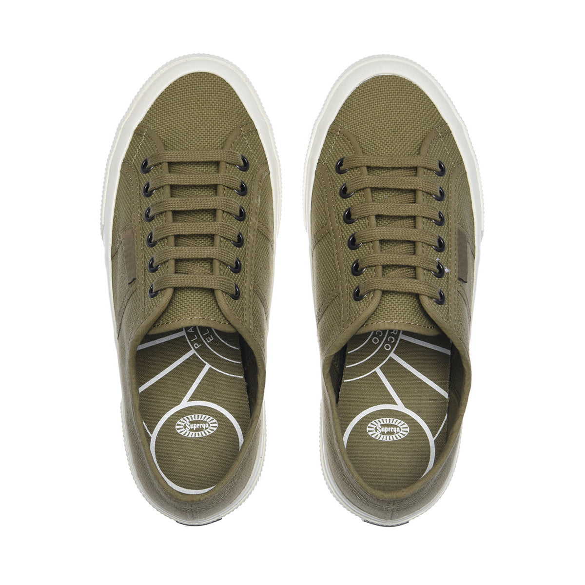 Green Tortora-White Avorio - Lifestyle - Superga Unisex Adult 2706 Og Trainers