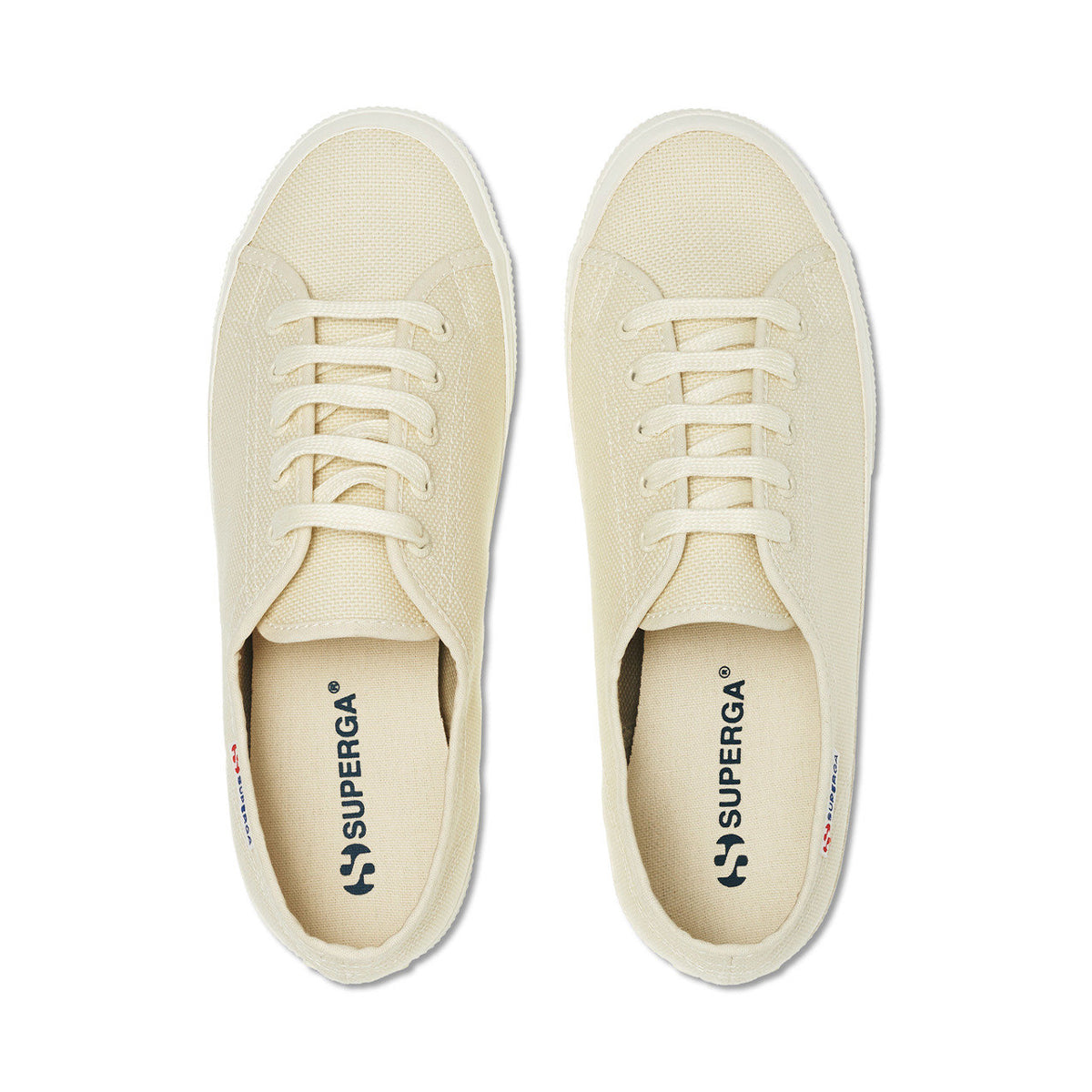 Beige Light Eggshell-Avorio Nude - Lifestyle - Superga Womens-Ladies 2725 Trainers