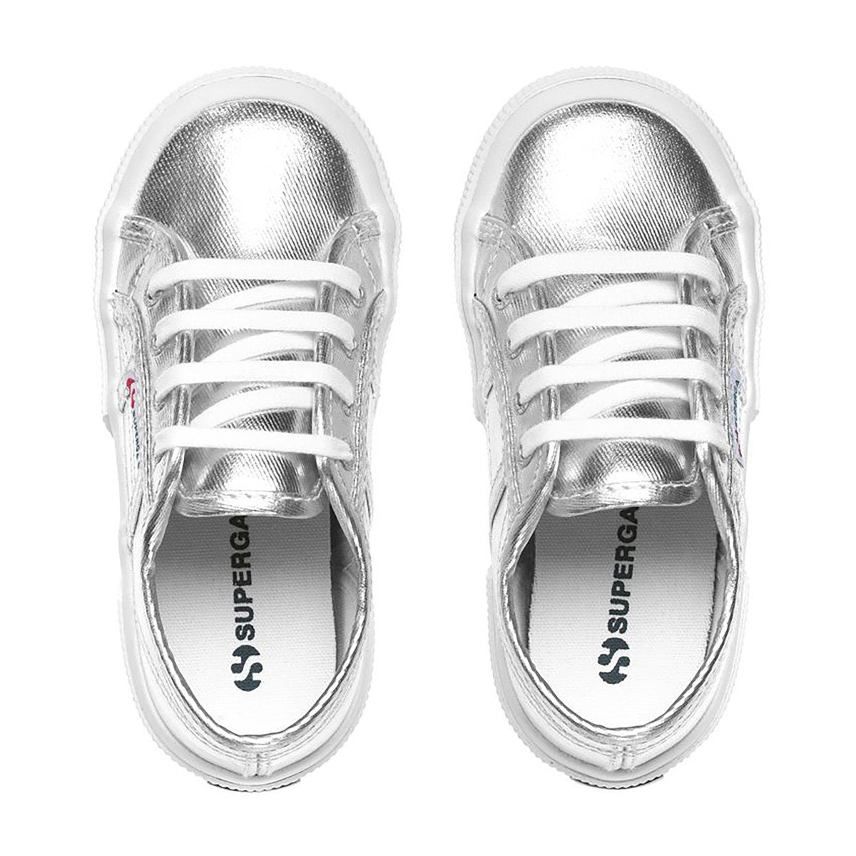 Silver - Lifestyle - Superga Childrens-Kids 2750 Cotmetu Trainers