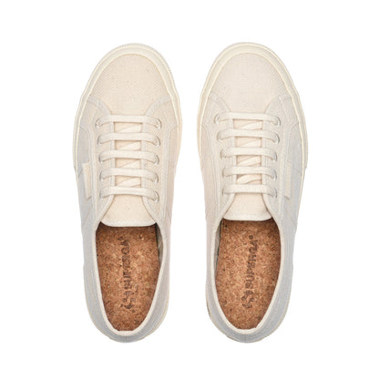 Natural Beige - Lifestyle - Superga Unisex Adult 2750 Organic Canvas Trainers
