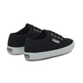 Black-White - Back - Superga Childrens-Kids 2750 Easylite Leather Trainers