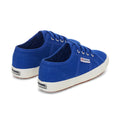 Royal Blue-Avorio - Back - Superga Childrens-Kids 2750 Easylite Leather Trainers