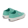 Green Water-Avorio - Back - Superga Childrens-Kids 2750 Jcot Leather Trainers