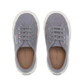 Grey Bluish-Avorio - Lifestyle - Superga Childrens-Kids 2750 Jcot Leather Trainers