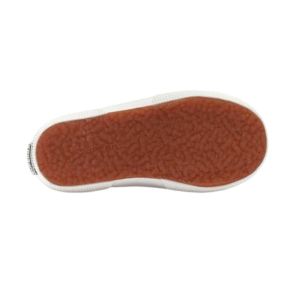 Grey Lilla-Avorio - Lifestyle - Superga Childrens-Kids 2750 Jcot Leather Trainers