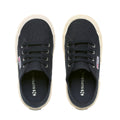 Navy - Lifestyle - Superga Childrens-Kids 2750 Jcot Leather Trainers