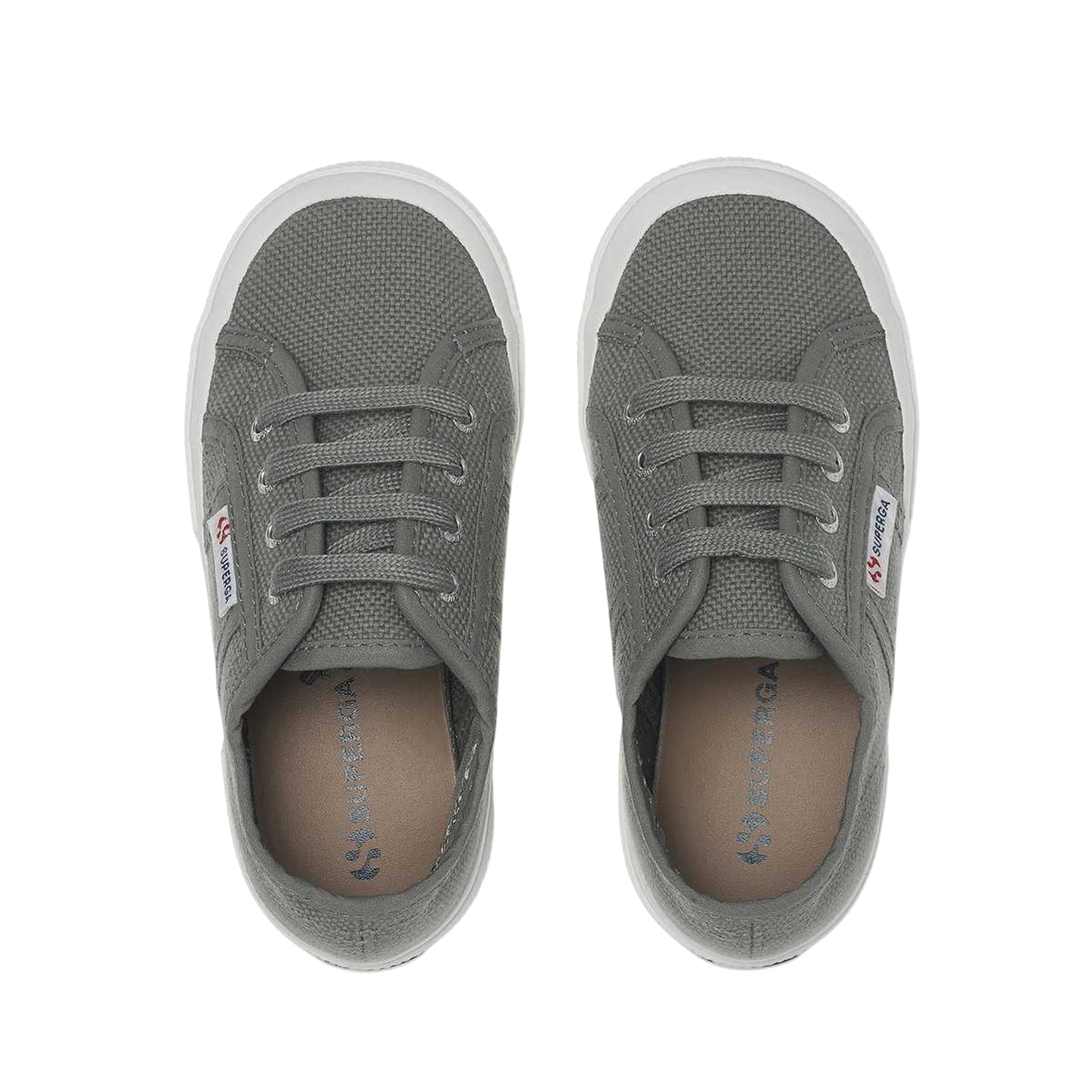 Navy - Pack Shot - Superga Childrens-Kids 2750 Jcot Leather Trainers