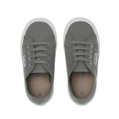 Navy - Pack Shot - Superga Childrens-Kids 2750 Jcot Leather Trainers