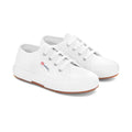 White - Front - Superga Childrens-Kids 2750 Jcot Leather Trainers