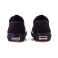 Full Black - Back - Superga Childrens-Kids 2750 Jcot Leather Trainers