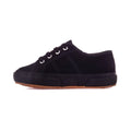 Full Black - Side - Superga Childrens-Kids 2750 Jcot Leather Trainers