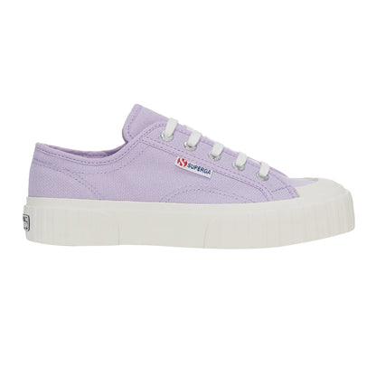 Violet Lilla-Avorio - Front - Superga Unisex Adult 2630 Cotu Trainers