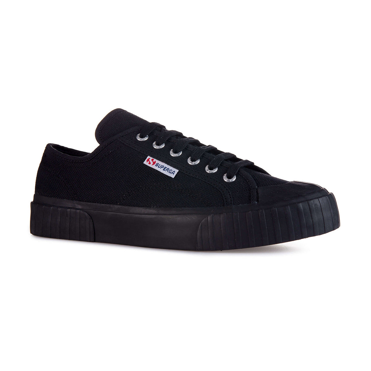 Black - Front - Superga Unisex Adult 2630 Cotu Trainers